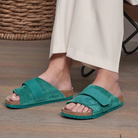 Birkenstock Kyoto Dark Teal - Picture 1 of 6